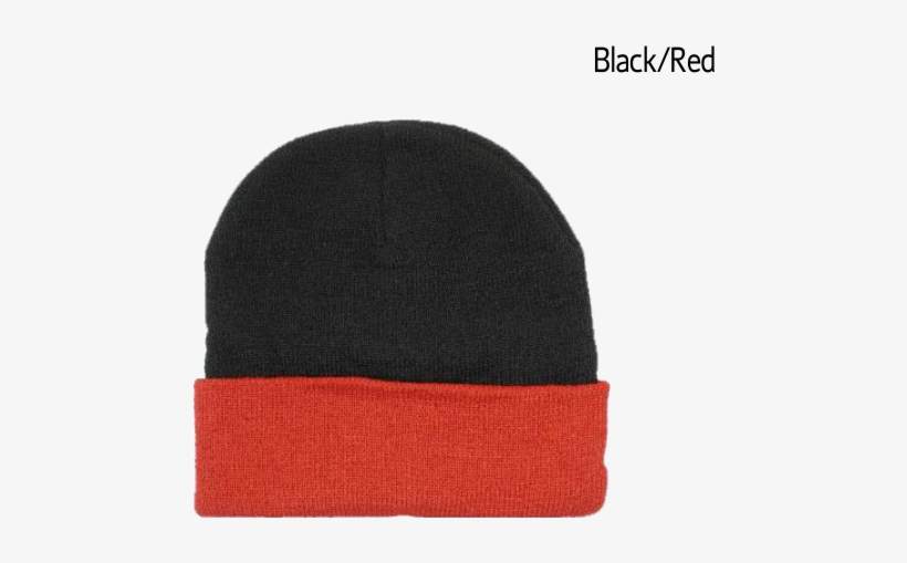 Toque Acrylic Beanie 02 4243 000 Black Red - Beanie, transparent png #10115840