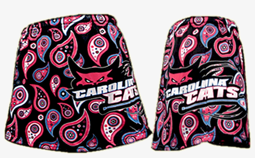 Womens Lacrosse Sublimated Skorts Black And White - Tennis Skirt, transparent png #10115906