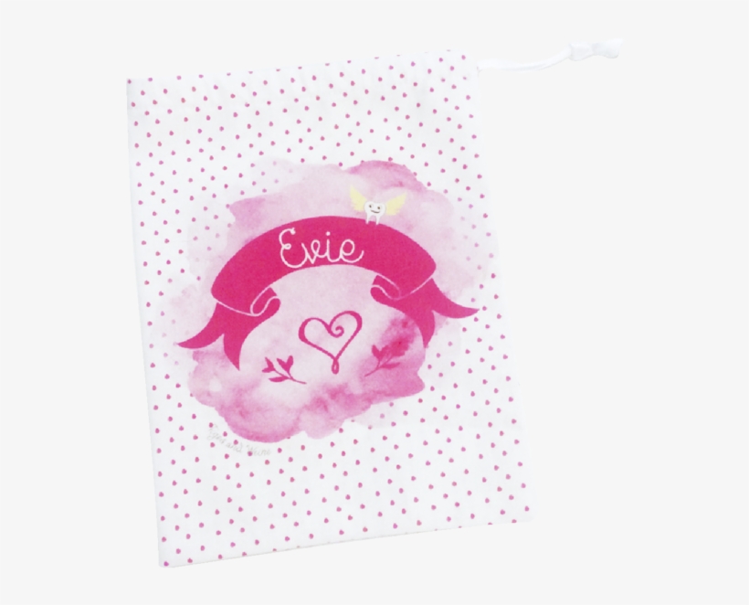 Custom Personalised Official Tooth Fairy Bag And Toothy - Cotton, transparent png #10116955