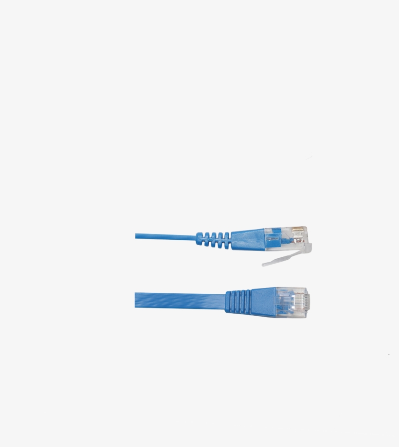 Cat6 Ultra Thin Flat Ethernet Patch Cable 30m Blue - Usb Cable, transparent png #10117050