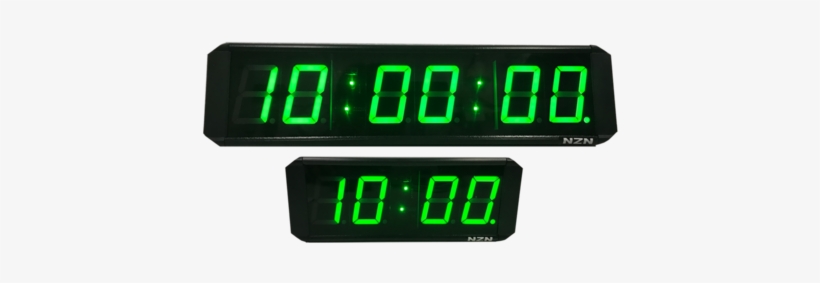 Nzn 6cm Multi-colour Led Digital Clock - Led Display, transparent png #10117357