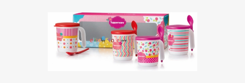 Mug 4in1 Gift Set 350ml X4 [blushing Pink Warmhome] - Blushing Pink Tupperware Malaysia, transparent png #10117441