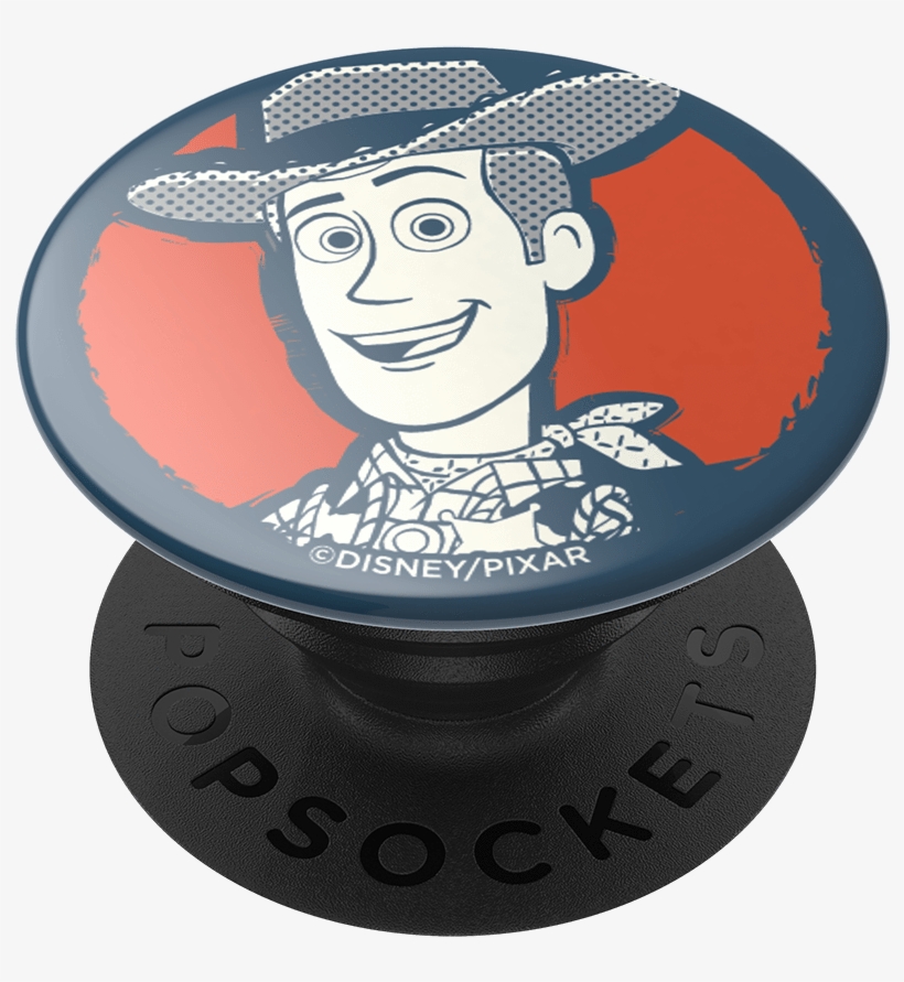 Toy Story Woody - Grey Aluminum Popsockets, transparent png #10118001