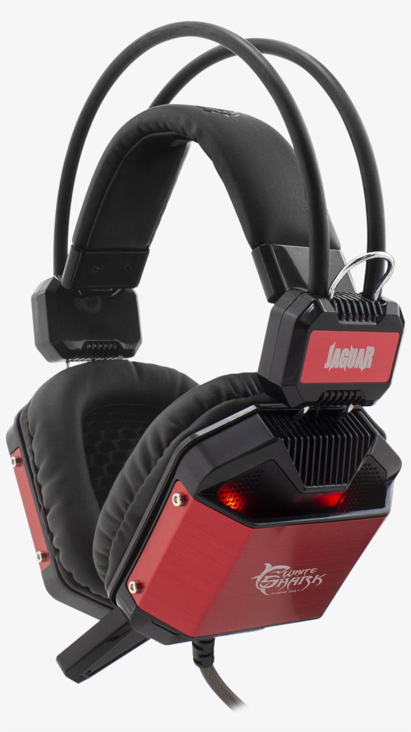 White Shark Headset Gh 1646 Jaguar Black/red 1, transparent png #10118547