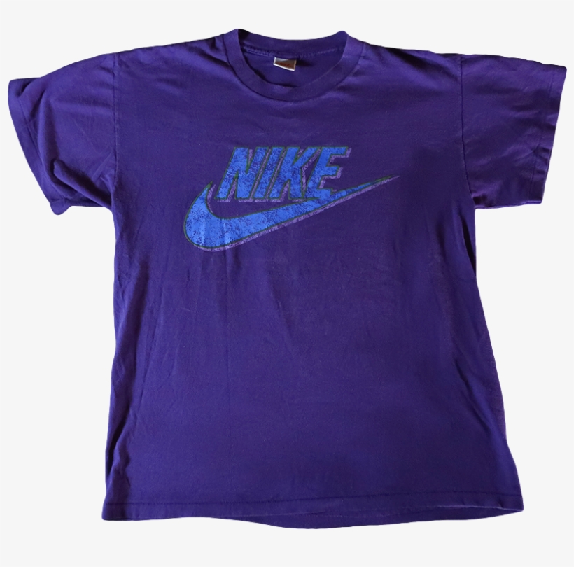 Purple Nike Logo - Active Shirt, transparent png #10119706