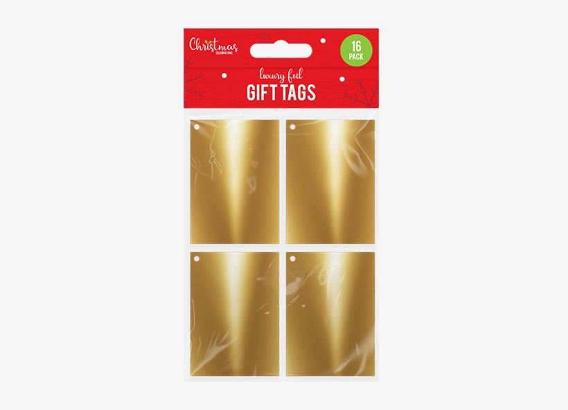 Christmas Foil Gift Tags - Box, transparent png #10121746