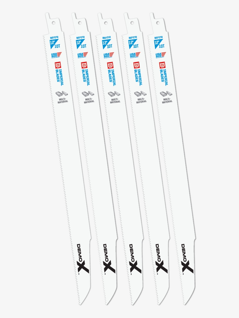 Demo-x 12″ 10 Tpi Wood & Nails Reciprocating Blade - Nail, transparent png #10121806
