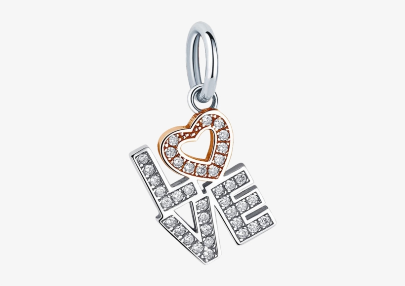 Pandora Love Dangle Charm - Charm Bracelet, transparent png #10122545