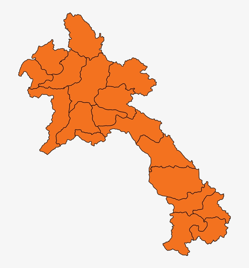 The Hottest Time Of The Year In Laos Is Typically Between - Laos Capital City Map, transparent png #10122603