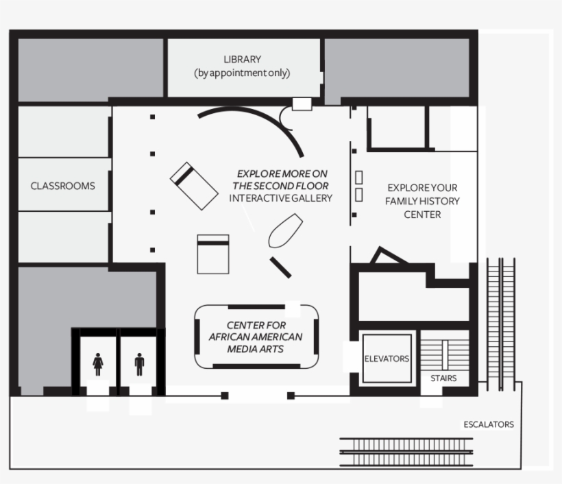 Level 2 Floor Map - History Museum Floor Plan, transparent png #10122953