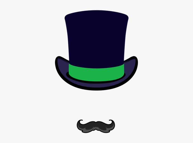 Hat Stache, transparent png #10123604