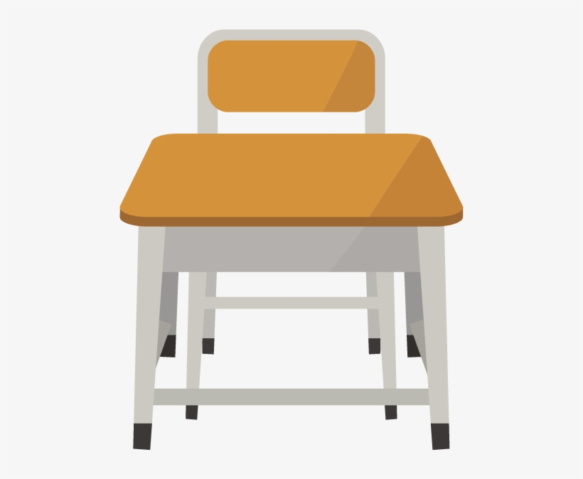 School Desk And Chair Dimensions 机 と 椅子 イラスト Free