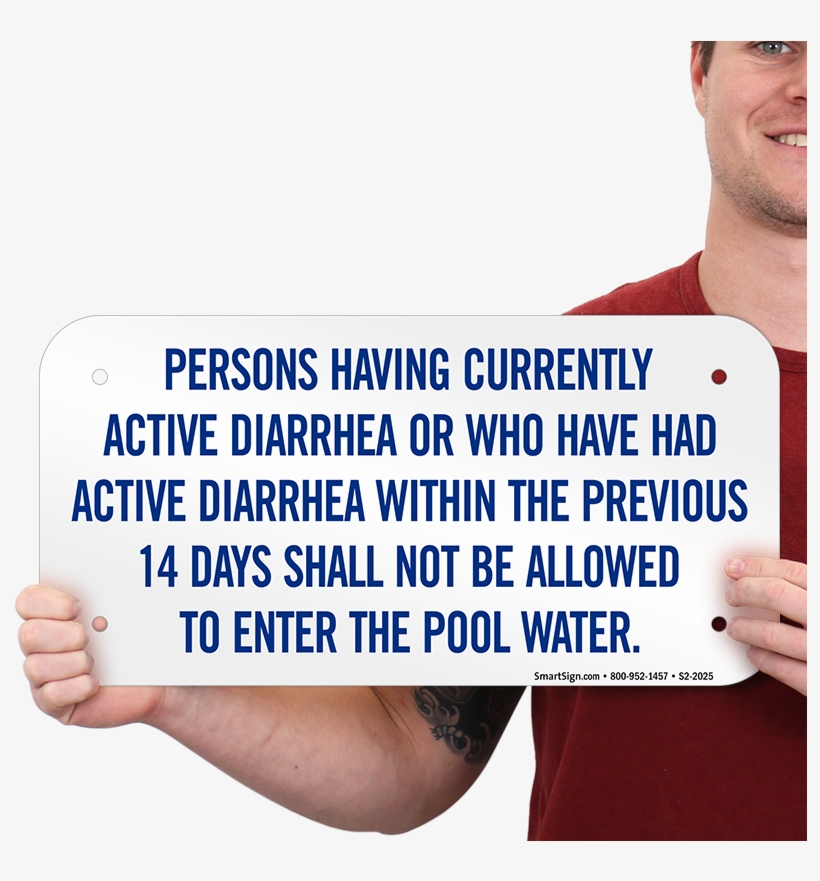 Person Having Diarrhea Not Allowed Pool Sign - Puzzle Mansion, transparent png #1020007