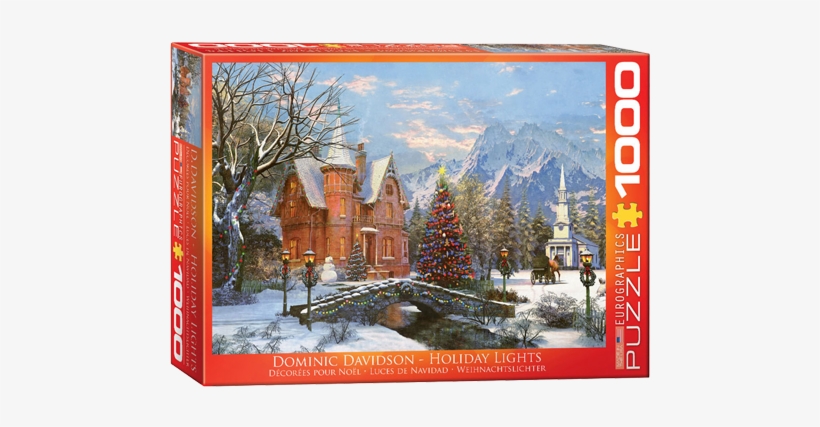 Holiday Lights - Eurographics Holiday Lights By Dominic Davison Puzzle, transparent png #1020154