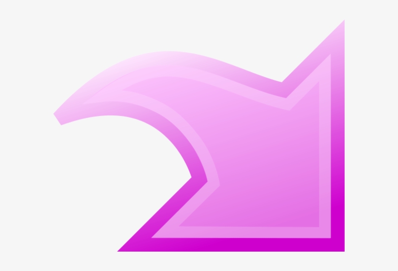 Curved Arrow Vector Art Clipart - Arrow Clipart, transparent png #1020210