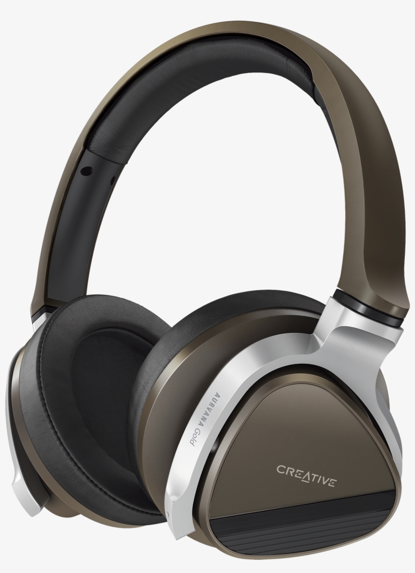 Product Shot - Creative Aurvana Gold, transparent png #1020303