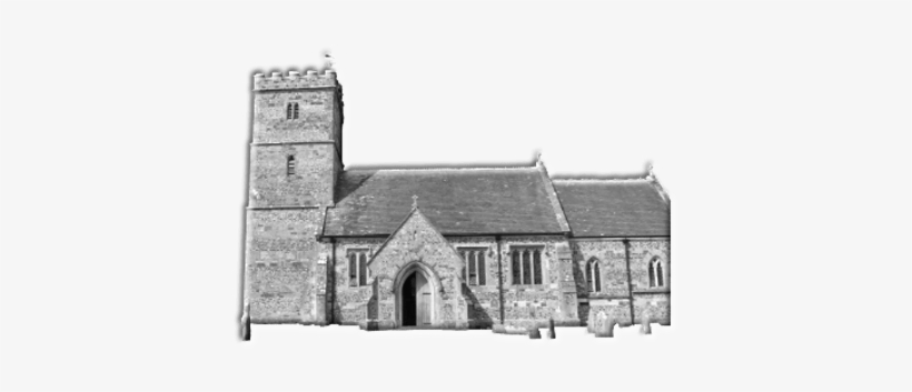 Church Building Black And White - Building, transparent png #1020606