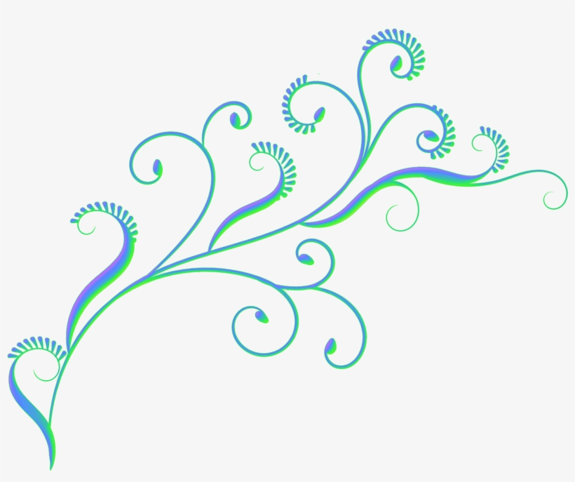 Line Designs Swirls Png Download - Colorful Swirl Designs Png, transparent png #1020795
