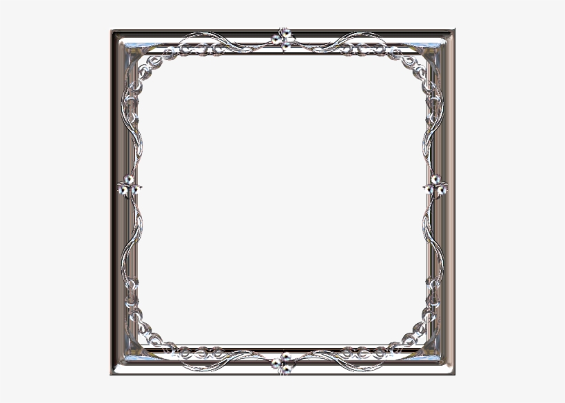 Silver, Chrome & White Picture Frames 4 Of 5 Pages - Png Transparent Silver Photo Frames, transparent png #1020796