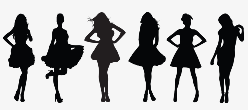 Lbd Sillouette Transparent Background Cropped - Little Black Dress Contest, transparent png #1020955