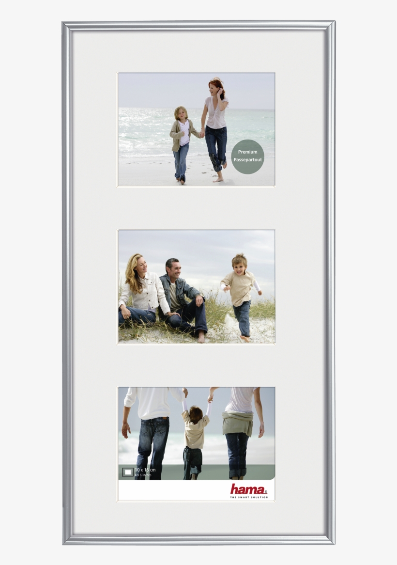 "madrid" Plastic Frame Gallery, Silver, 3 X 10 X 15 - Picture Frame, transparent png #1021308
