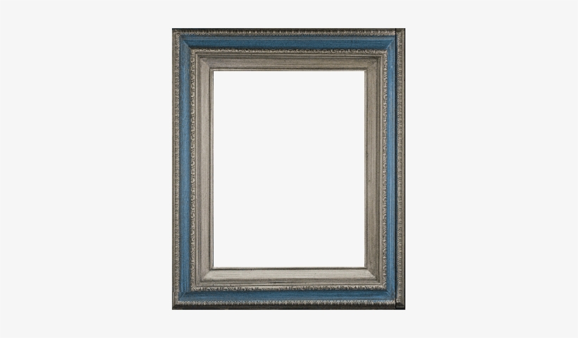 #15 Econo Embossed, Silver-blue - Rustic Silver Frames Png, transparent png #1021360
