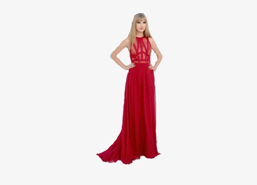 Red Dress Png Image - Straight Hair For Long Gown, transparent png #1021406