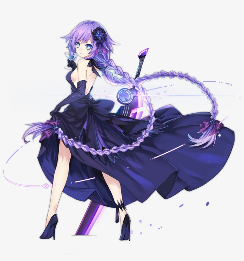 Azurlane-purple Heart Dress - Purple Heart Azur Lane, transparent png #1021527