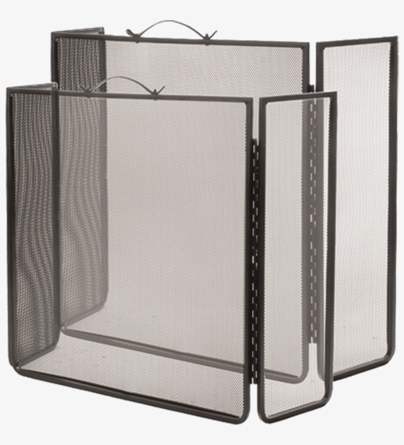 3 Panel Fire Screen - Glass Fireguard, transparent png #1021549