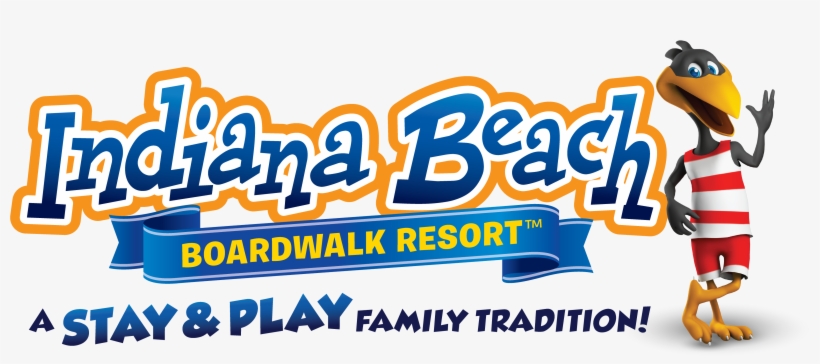 English - Indiana Beach Amusement Logo Png, transparent png #1021795