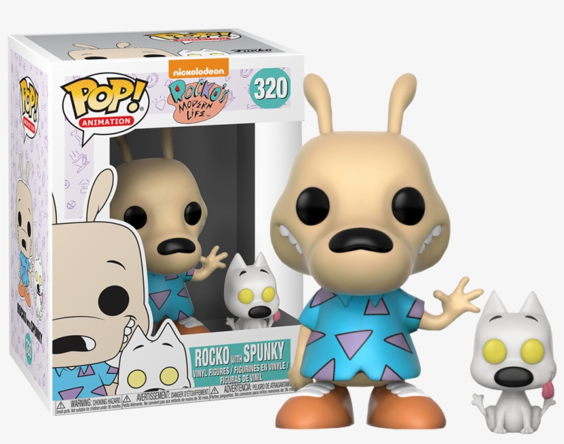 Rocko With Spunky - Rocko's Modern Life Funko Pop, transparent png #1022060