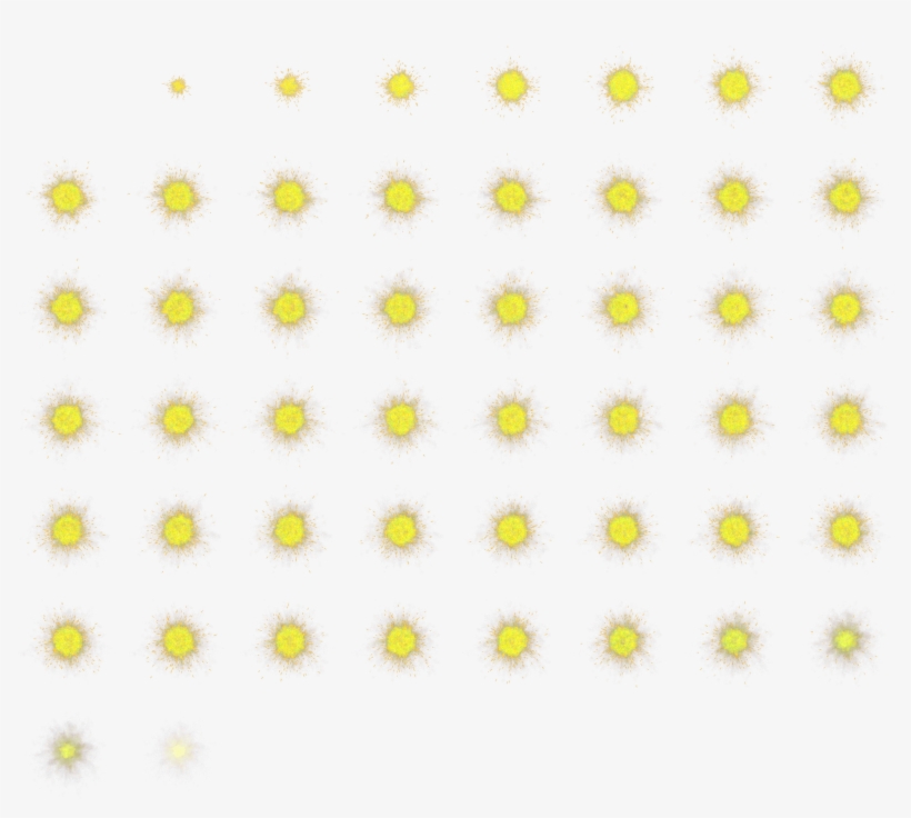 This Pack Contains Some Sparkling Fireball - Fireball Animation Png, transparent png #1022548