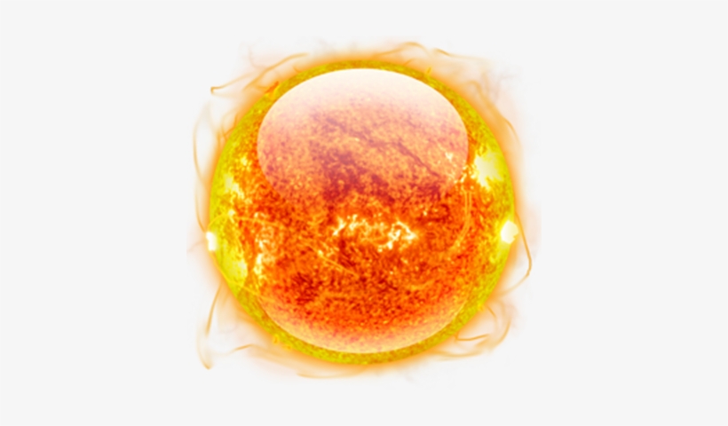 Fireball Psd - Sun And Moon Png, transparent png #1022840