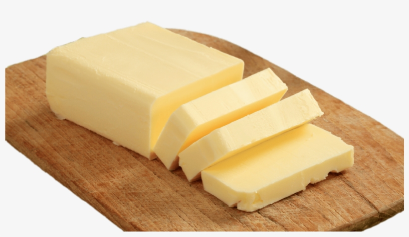 Butter On Wooden Plank - Butter Png, transparent png #1023209