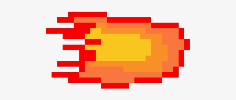 Fireball Clipart Pixel Sprite - Hama Beads Super Man, transparent png #1023369