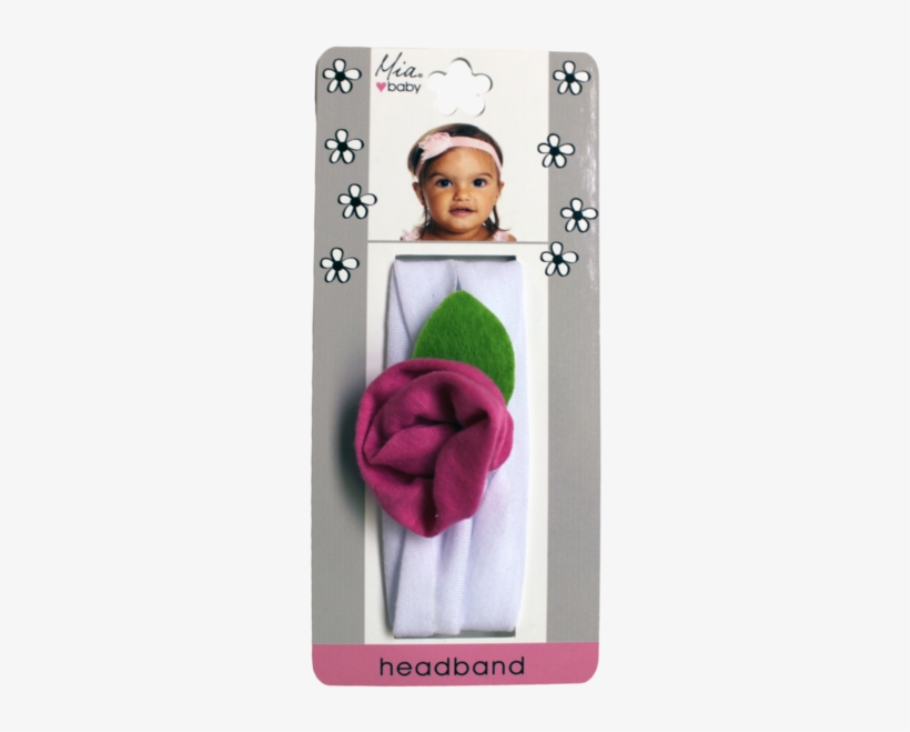 Jersey Flower Headband - Headband, transparent png #1023464