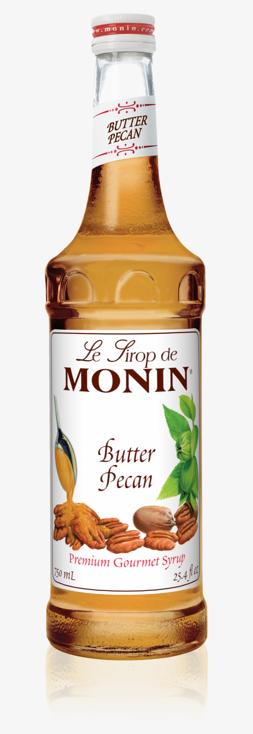 750 Ml Butter Pecan Syrup - Monin Butter Pecan Syrup 750 Ml, transparent png #1023484