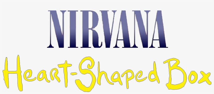 Nirvana Heart Shaped Box - Nirvana Heart Shaped Box Png, transparent png #1023502