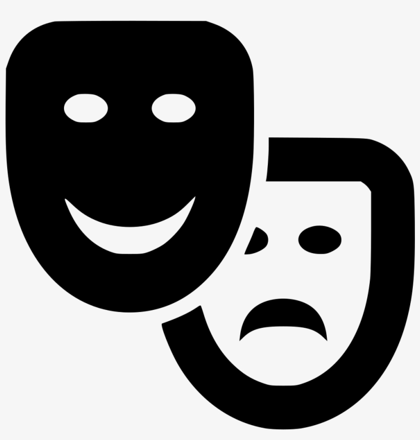 Theatre Masks - - Genre Icon, transparent png #1023506
