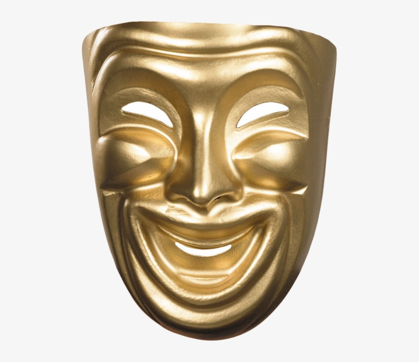 Laughing Mask Png Png Freeuse Library - Mascara Del Teatro Griego, transparent png #1023647