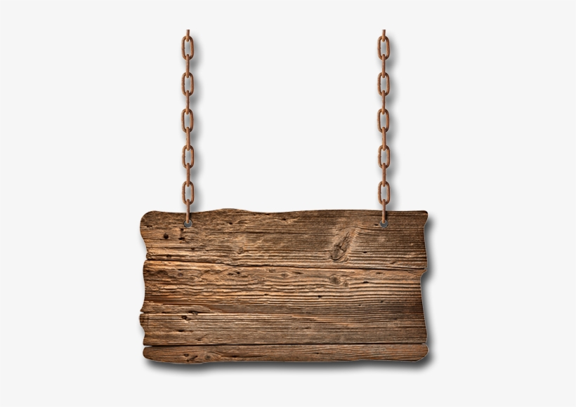 Old Wood Sign Png - Hanging Wooden Sign Png, transparent png #1024046