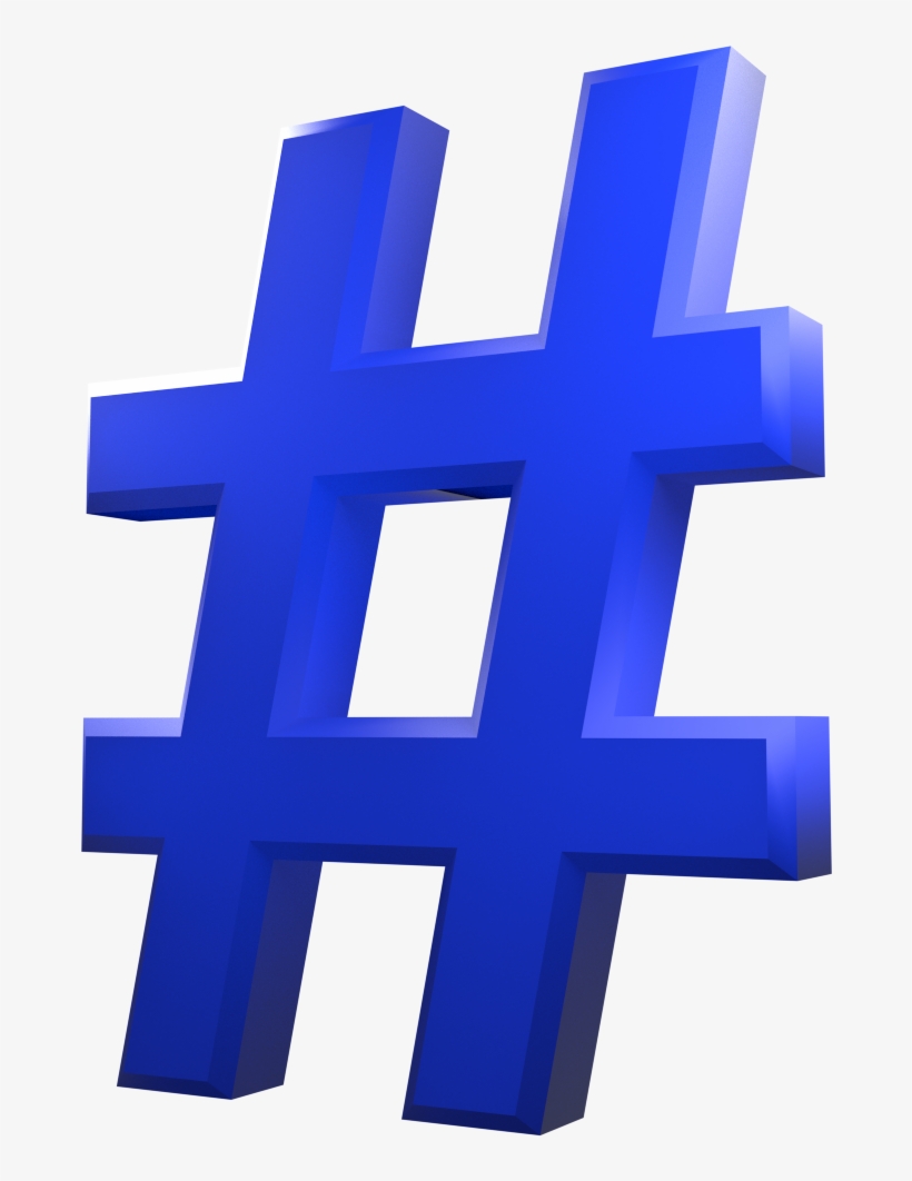 Facebook 3d Hash Tag - Have Fun Teaching Penny, transparent png #1024047