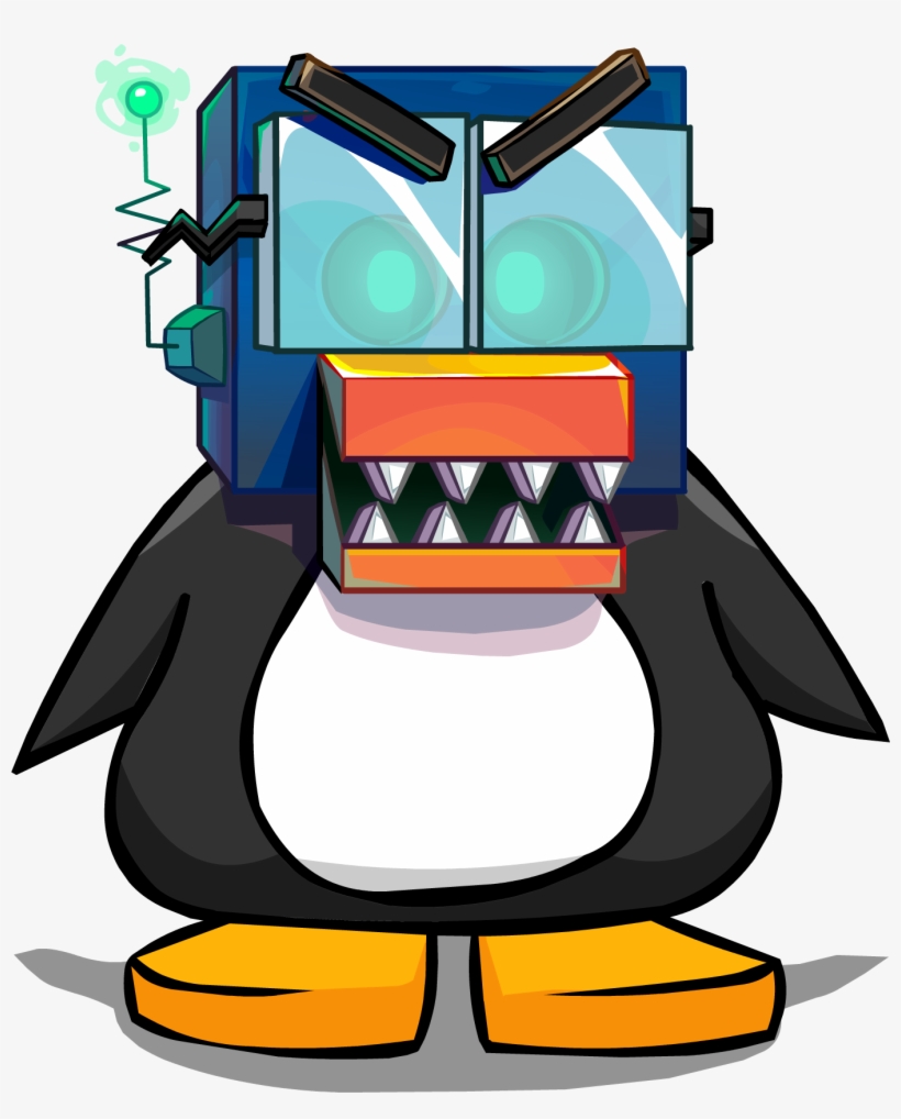 The Scary Gary On A Player Card - Penguin From Club Penguin, transparent png #1024174