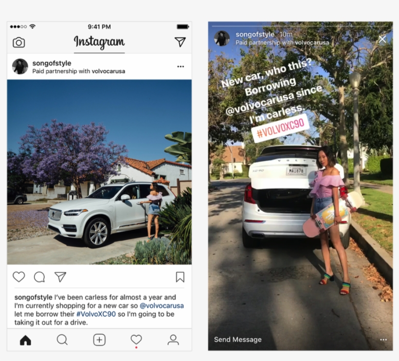 Below Are Examples Of How This New Requirement Would - Instagram Paid Partnership Feature, transparent png #1024272