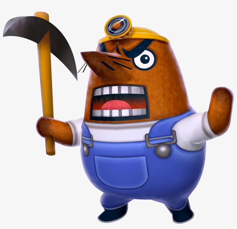 Gopher Clipart Mole Animal - Animal Crossing Png, transparent png #1024452