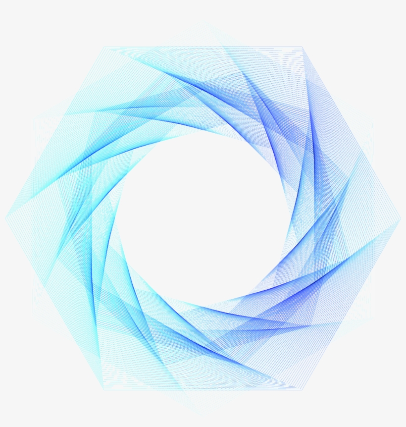 Technology Modern Gradient Geometric Aperture Transparent - Portable Network Graphics, transparent png #1024763