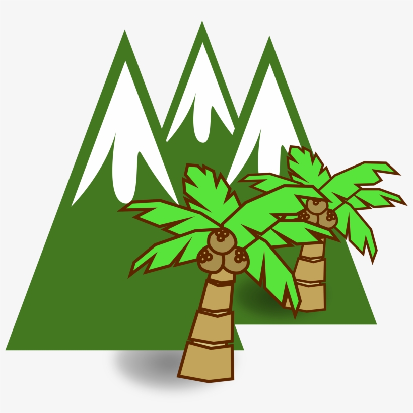 This Free Icons Png Design Of Jungle Mountains, transparent png #1025057