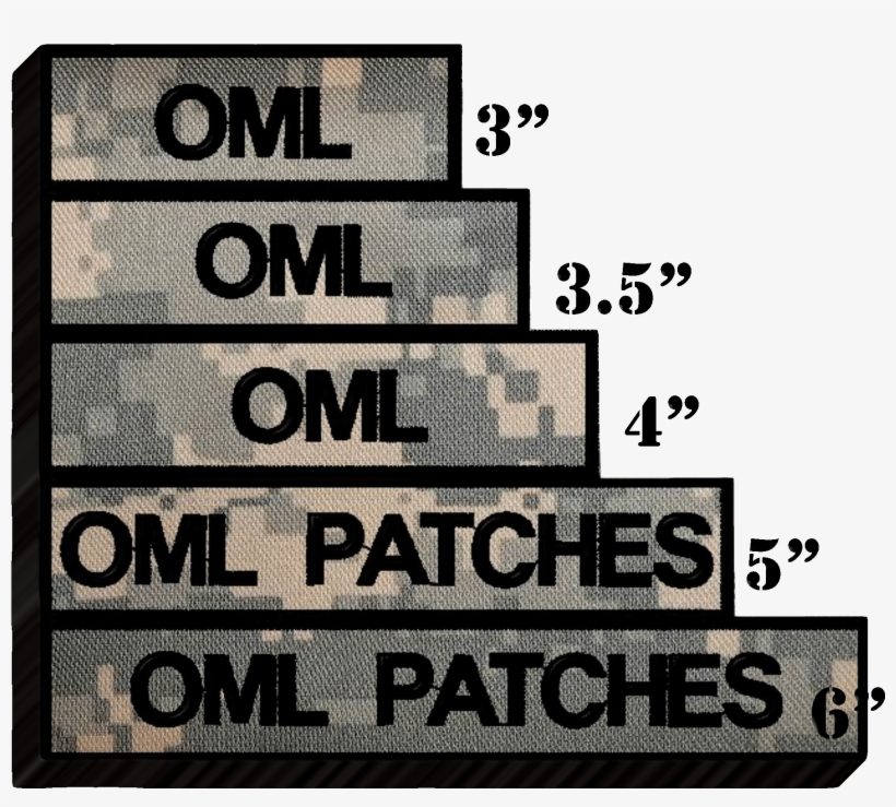 Nametape-sizesfinal Nametapes - Stencil, transparent png #1025459