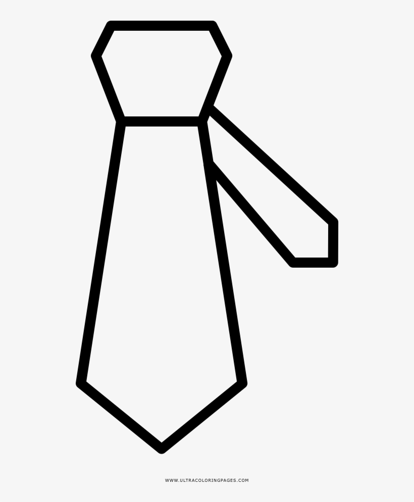 Necktie Coloring Page   Drawing   Free Transparent PNG Download ...