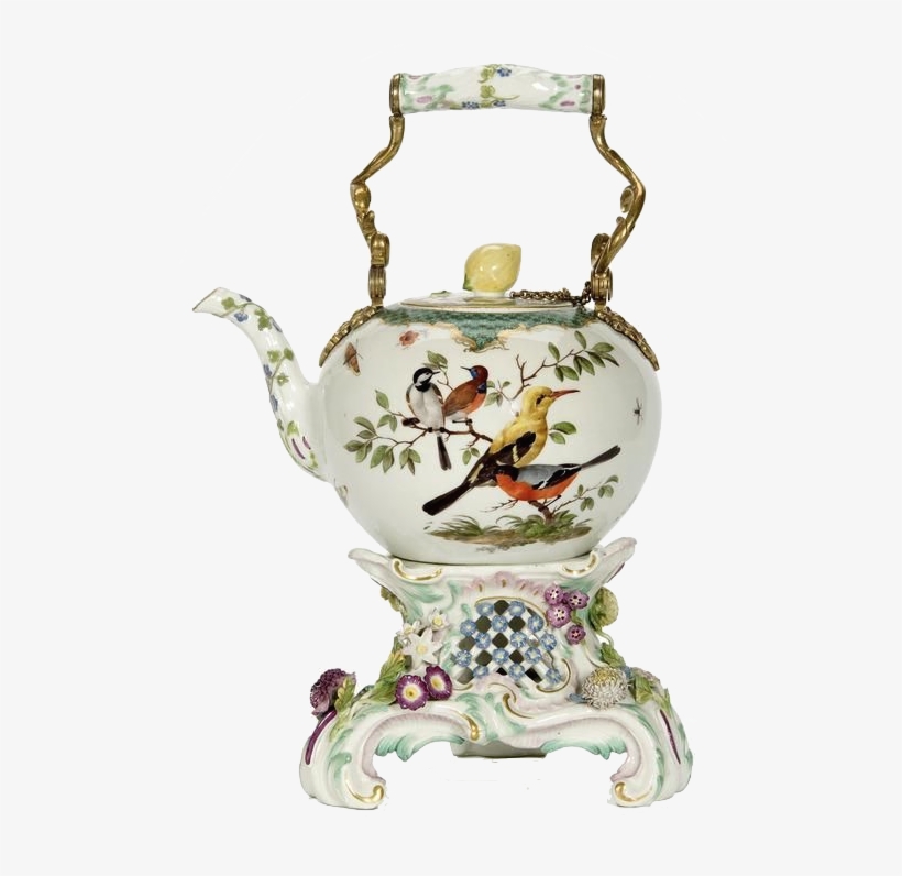 Meissen Porcelain Teapot And Stove - Teapot, transparent png #1025868